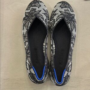 Rothy's Black Chantilly Flats